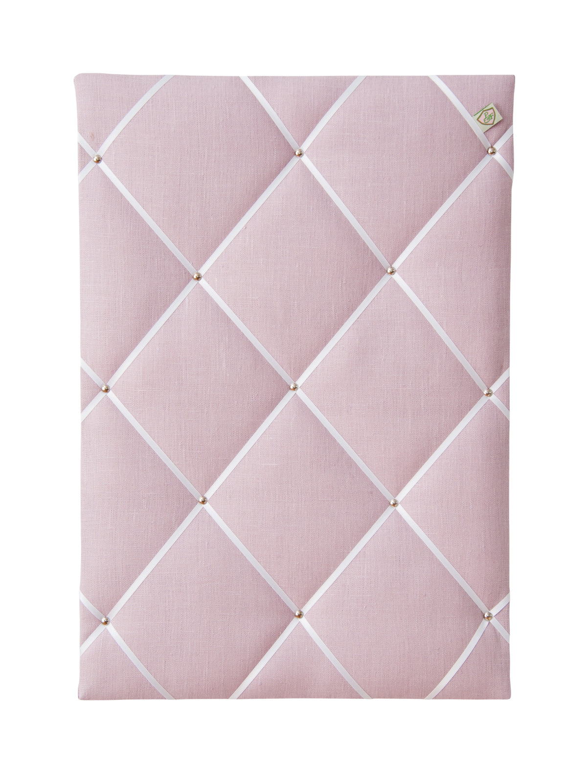 Memoboard LEINEN altrose - weiß