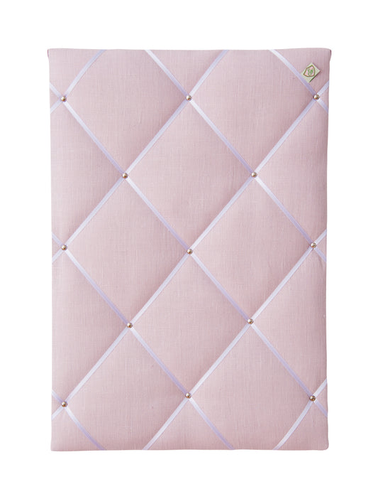 Memoboard LEINEN altrose - flieder