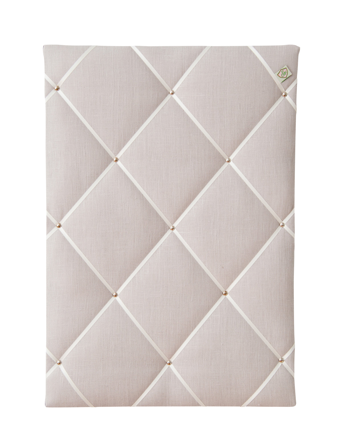 Memoboard LEINEN hellgrau - creme