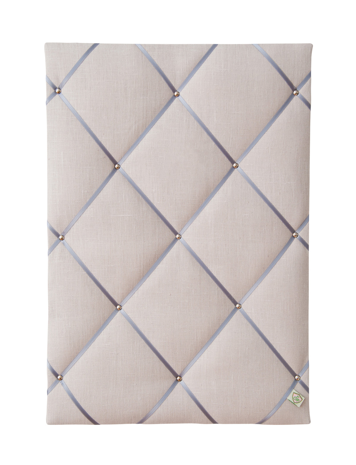 Memoboard LEINEN hellgrau - grau