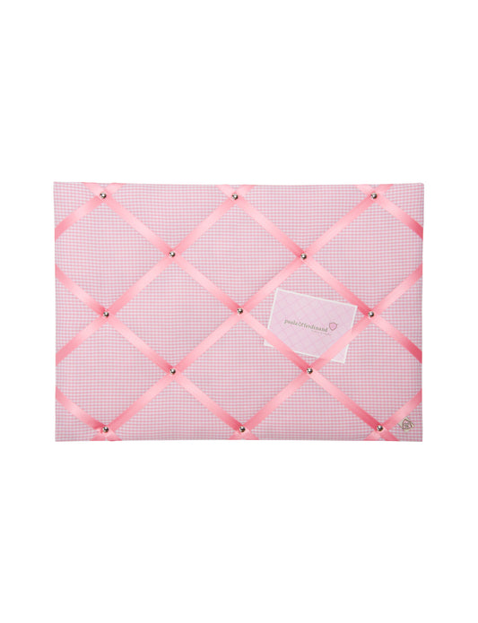 Memoboard VICHY KARO rose - pink