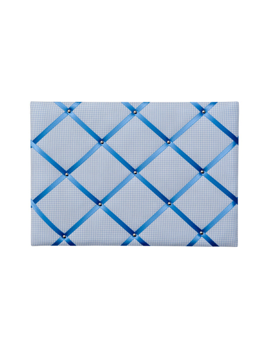Memoboard VICHY KARO hellblau - hellblau