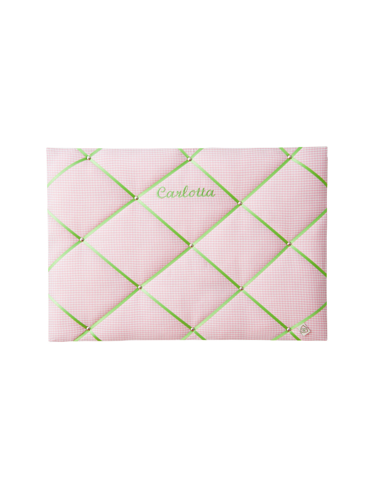 Memoboard personalisiert VICHY KARO rose