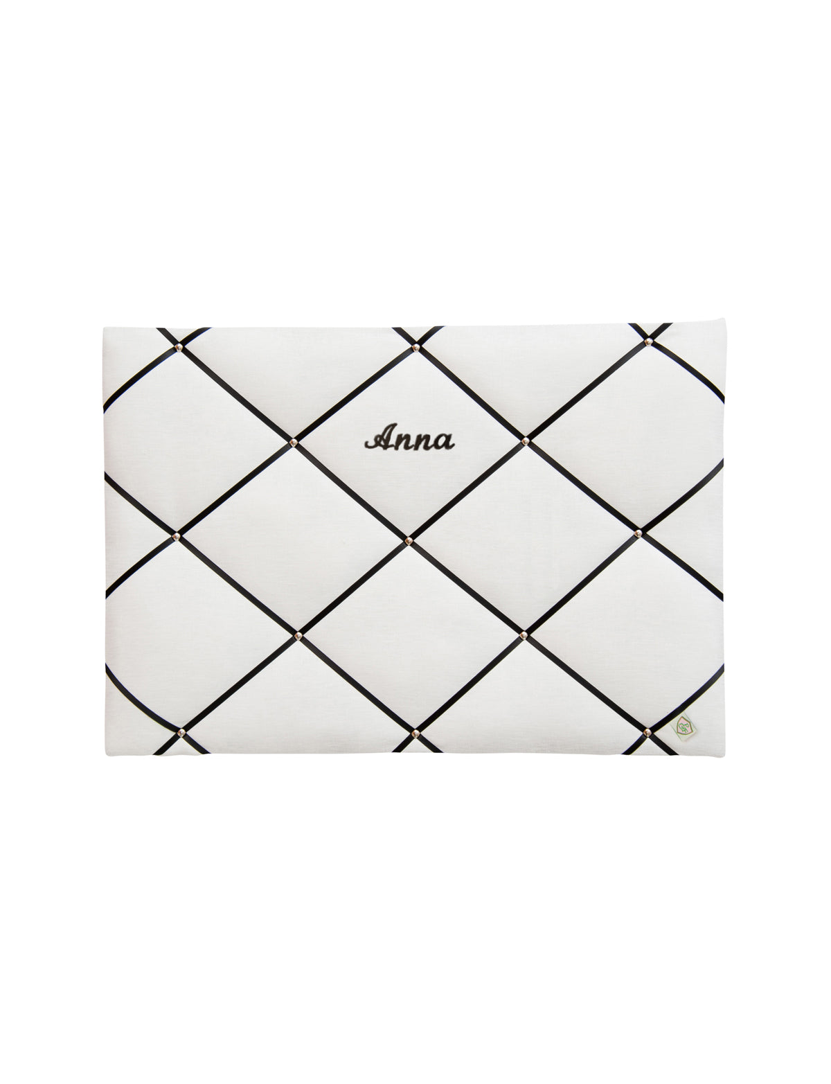 Memoboard personalisiert LEINEN weiß